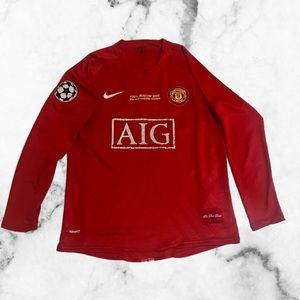 Manchester United 2007 Ronaldo champions league jersey